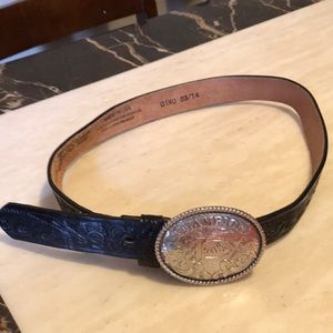 Boy Champion JUSTIN Top Grain Leather belt